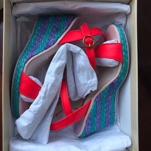 SOPHIA WEBSTER Lucita espadrille wedge sandals